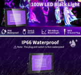 UV LED 100W  IP66  NOVO!!
