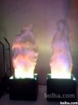Negoreči ognji - Dekorativni oderski efekt višine 180cm