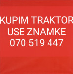 Kupim traktor in kmetijske stroje useh znamk in v katerem koli stanju