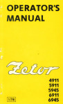 Zetor 4911, 5911, 5945, 6911, 6945 - navodila