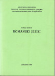 Romanski jeziki / Mitja Skubic (s podpisom avtorja)