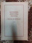 SLOVENSKA JEZIKOVNA VADNICA 1952 KNJIGA ZA UČITELJE