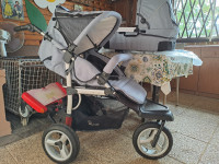 otroški voziček Bride 3v1- vsa možna dodatna oprema