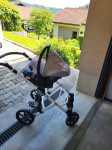 Otroški voziček 3v1 + isofix baza