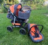 Otroški voziček Adbor 3v1