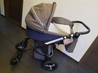 Otroški voziček - Baby Design - Husky - blue - 3 v 1