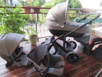 Otroški voziček Kinderkraft 3-v-1