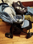 Komplet lupinica in voziček Baby design 2v1
