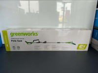 GREENWORKS POLE SAW 24V
