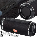 Aku. 1200mAh prenosni bluetooth zvočnik boombox USB FM radio AUX