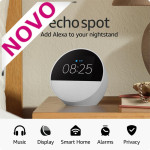 Amazon Echo SPOT Pameten zvočnik z uro budilko Alexa Wifi BT Matter