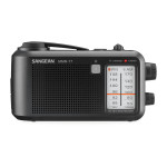 Sangean MMR-77 mat črna radijska postaja za nujne primere/za klic v si