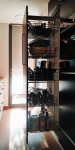 Izvlečna kuhinjska kolona Ellite s 5 kovinskimi košarami