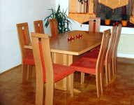 Jedilna miza s stoli masiva - MURALES BUKEV
