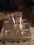 Profesionalne inox gastronorm (GN) posode s pokrovi – komplet