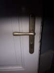 Kljuka za notranja vrata iz medenine