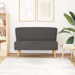 vidaXL Kavč iz blaga 117x55,5x77 cm temno siv