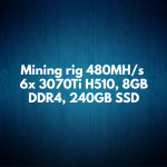 Asus/Palit Mining rig 480MH/s 6x 3070Ti ali 3060 8GB H510