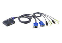 KVM stikalo - KVM switch ATEN 2 x USB VGA/avdio CS62US