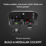 Logitech G Saitek Pro Flight: Yoke +Rudder +Switch +Multi panel +FS