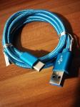NOV kabel USB-C dolžine 2m, 1m in 25cm