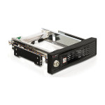 Odstranljiv okvir za 1x 3,5" SATA HDD v 5,25" režo, črne barve