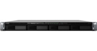 Synology RS812 4-Bay Rack NAS 1U, 2x LAN, eSATA, USB