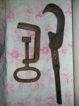 Stara orodja cvenga in neke vrste ključ