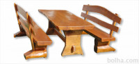 Lesene vrtne garniture