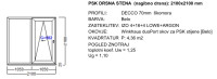 PSK DRSNA STENA (NAGIBNO DRSNA) - BELA BARVA