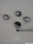 Zastavljalec vrat metal satin 4 kom