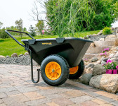 Plastična samokolnica 198 litrov - 127 x 71 x 74 cm - Z DOSTAVO