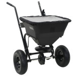 vidaXL Ročni posipalec soli PVC in jeklo 106x73x76 cm 45 L