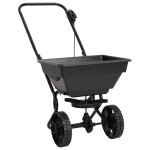 vidaXL Ročni posipalec soli PVC in jeklo 80x46x75 cm 15 L