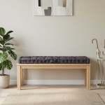 vidaXL Talna sedežna blazina za paleto bombaž 120x40x7 cm antracitna