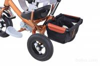 Otroški trikolesnik športni voziček kolo poganjalček 5 v 1