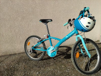 Otroško hibridno kolo original 120 s čelado BTWIN