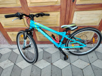 otroško kolo 24 col, 24", alu okvir, prestave, amortiz,