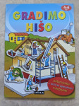Gradimo hišo, pobarvankami z nalepkami 4/6 let