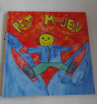 Knjiga PET M-JEV velikost cca 21 x 21 cm