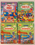 Knjiga z okenci - Moja hiša, Kmetija, Gradbišča (2x) - 4x kpl/set