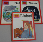 DEŽ, MESEC, TELEFONI, komplet 3 knjig iz zbirke Moja prva knjiga