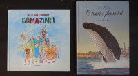 Knjigi GOMAZINCI in PO MORJU PLAVA KIT