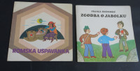 Knjigi ROMSKA USPAVANKA in ZGODBA O JABOLKU