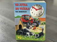 Knjigica ura - učenje ure - od jutra do večera na kmetiji