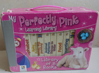 Komplet 8 knjig kartonk Perfectly Pink Learning Library