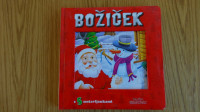 Kot nova kartonasta knjiga sestavljanka Božiček