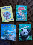 Mini knjigice za lahko noč: KNJIGA O DŽUNGLI, BRUNO, PETER PAN, MEDVED