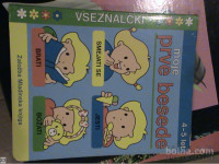 Moje živali in Prve besede, knjižici za mlajše otroke UGODNO