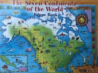 Sedem kontinentov sveta - poučna knjiga sestavljanka